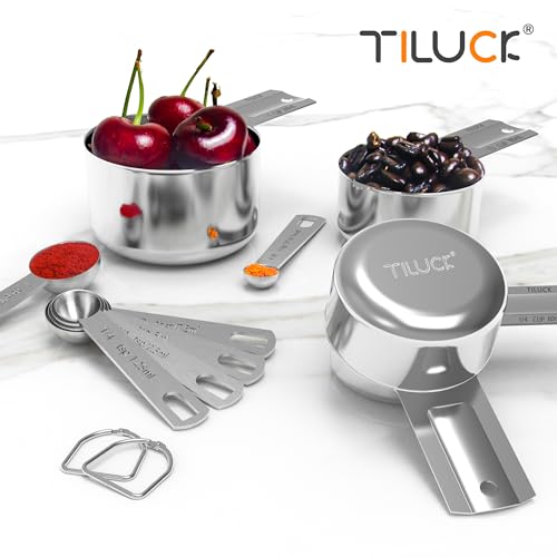 refined TILUCK Stainless Steel Measuring Cups & Spoons Collection