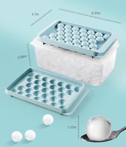 Smart Home Ice Cube Tray with Lid and Bin