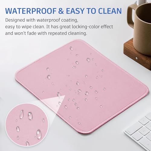 Eco-Friendly Pink Mouse Pad, Nice and Cute Mouse Pad,