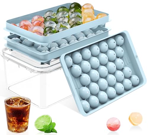 Smart Home Ice Cube Tray with Lid and Bin
