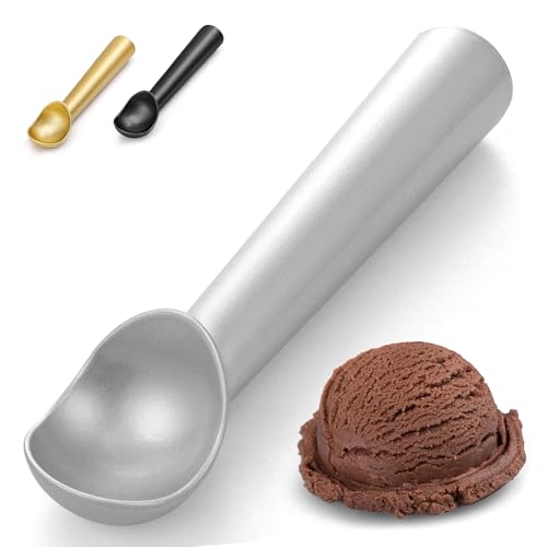 upgraded CUNSENR 7 inch Ice Cream Scoop - One-Piece Nonstick Aluminum